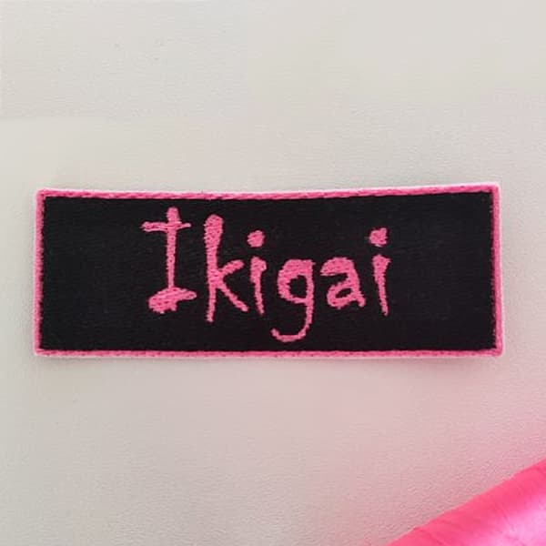 Etichetta Velcro Personalizzate Ikigai