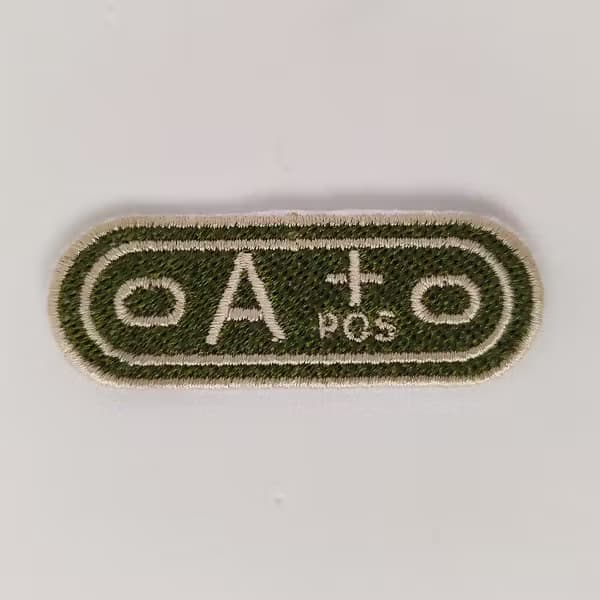 Patch Gruppo Sanguigno Dog Tag