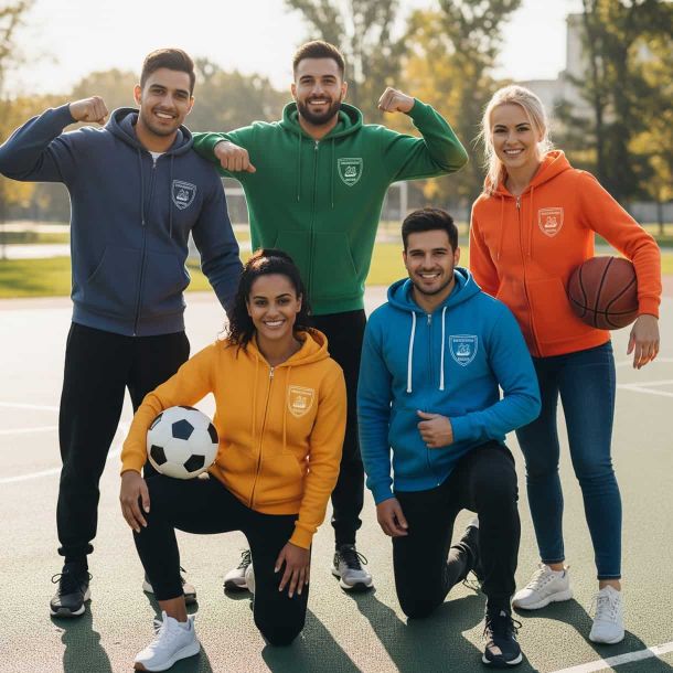 Grid 3 Utenti Felpe Personalizzate Zip