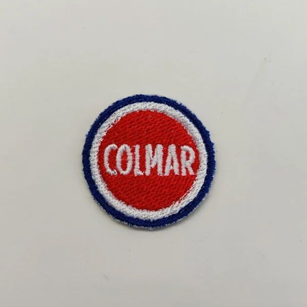Patch Colmar Logo Bianco Rosso e Blu